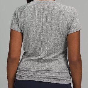 Lululemon Swiftly Tech Short-Sleeve Shirt 2.0 Heather Grey Size 12